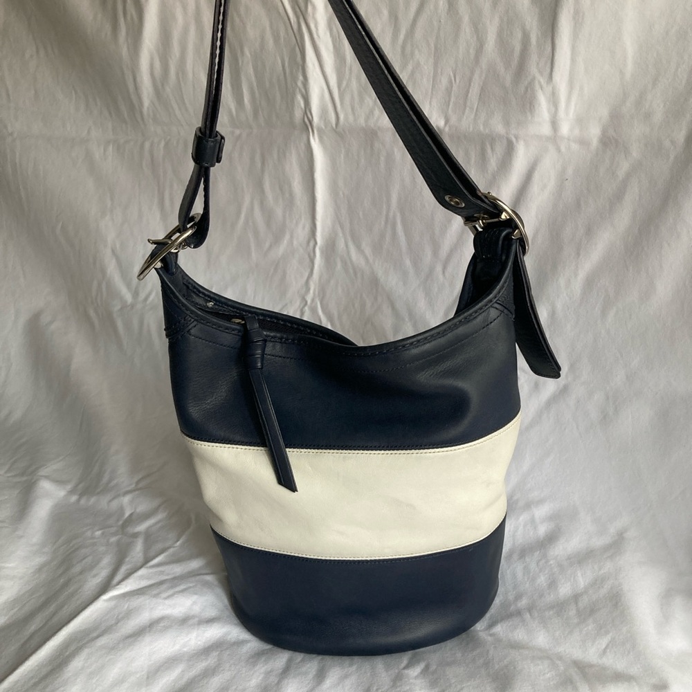 Coach Rare Rugby Stripe Bucket Bag